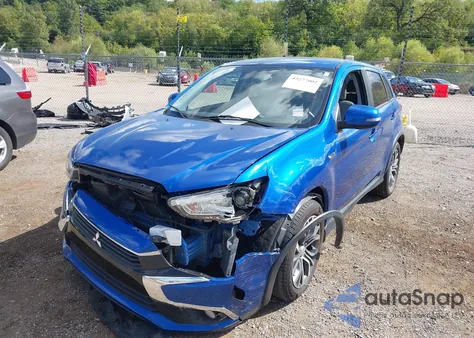 2017 Mitsubishi Outlander Sport 2.4 Se из США, поврежденный, VIN JA4AP3AW6HZ047863